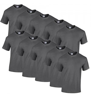 Gildan 10 T Shirts Heavy Cotton M L XL XXL 3XL 4XL 5XL Diverse Farben auswählbar