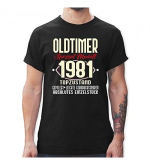 Shirtracer - Geburtstag - Oldtimer Spezial Modell 19781-40. Geburtstag - Tshirt Herren und Männer T-Shirts