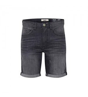 Blend Luke Herren Jeans Shorts Kurze Denim Hose im Destroyed-Optik aus Stretch-Material Slim Fit