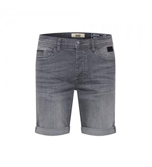 Blend Martels Herren Jeans Shorts Kurze Denim Hose im Destroyed-Optik aus Stretch-Material Slim Fit