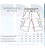 Indicode Costa Herren Cargo Shorts Bermuda Kurze Hose mit Gürtel Regular Fit