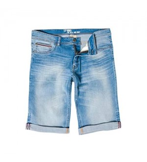 JP 1880 Herren große Größen Übergrößen Menswear L-8XL bis 66 Bermuda Kurze Jeans Hose Denim-Shorts Superstretch 5-Pocket-Form Used-Look 714441