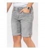 Sublevel Herren Denim Jeans Bermuda-Shorts mit Aufschlag