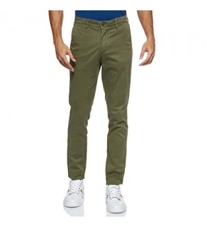 JACK & JONES Male Slim Fit Chino Marco Bowie SA Olive Night