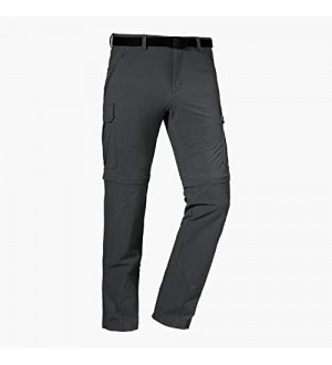 Schöffel Herren Zip Off Trekkinghose aus kühlendem 4-Wege-Stretchmaterial funktionale Wanderhose mit UV-Schutz Pants Kyoto3