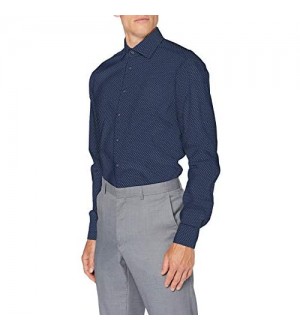Seidensticker Herren Business Hemd - Bügelleichtes Hemd mit geradem Schnitt - Regular Fit - Langarm - Kent-Kragen - 100% Baumwolle