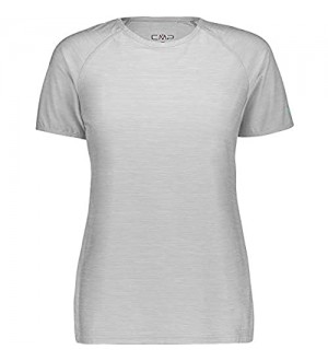 CMP Damen Elastisches Melange T-Shirt mit Sonnenschutz UPF 40