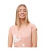 FellHerz Damen T-Shirt Pusteblume Rosa Bio und Fair