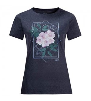 Jack Wolfskin Damen Himalaya Flower T-Shirt Damen T-Shirt