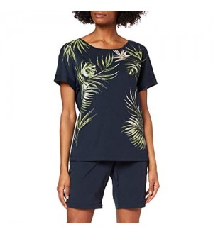 Jack Wolfskin Damen Tropical Leaf T W Luftiges T-Shirt