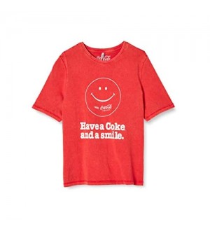 ONLY Damen Onlcoke Life Boxy S/S Smile Top Box JRS T-Shirt