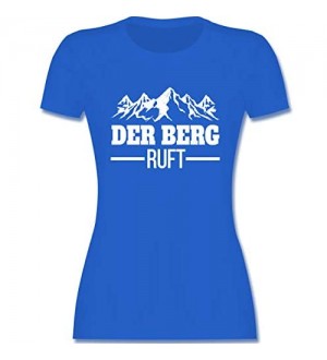 Shirtracer - Après Ski - Der Berg Ruft - weiß - Tailliertes Tshirt für Damen und Frauen T-Shirt