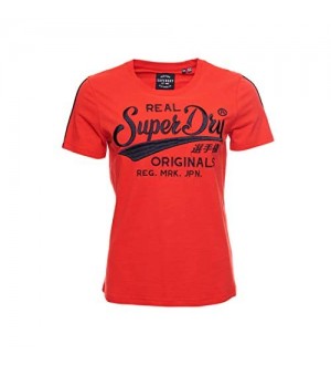 Superdry Damen Ro Piping Entry Tee T-Shirt