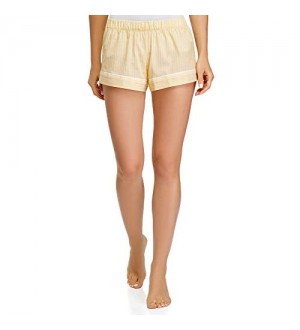 oodji Ultra Damen Lounge-Shorts aus Baumwolle