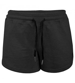 urban ace | Street Classics | Shorts Baumwollshorts Kurze Hose | für Damen Frauen |Sport Freizeit | gemütlich aus weichem Material | in schwarz grau oder weinrot