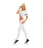 Fashion4Young 4345 Damen Hose Röhre Skinny Treggings Slim Fit Jeans Stretch Denim Übergrößen Slimline