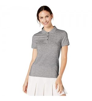 Essentials Damen-Poloshirt mit kurzen Ärmeln