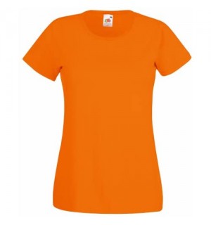 Fruit of The Loom Damen T-Shirt Valueweight T Lady-Fit