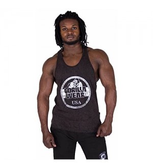 Gorilla Wear Mill Valley Tank Top - schwarz - Bodybuilding und Fitness Bekleidung Herren
