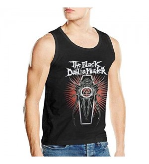 Kurze Ärmel Tops The Black Dahlia Murder Tank Top Mens Round Neck Fitness Muscle Vest Sleeveless Cotton T Shirt