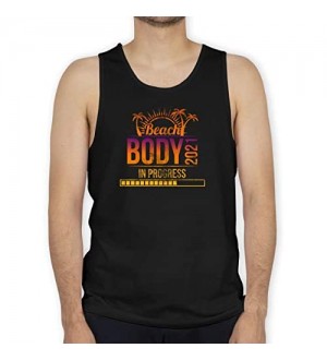 Shirtracer - Fitness & Workout - Beach Body 2021 Ladebalken - Tanktop Herren und Tank-Top Männer