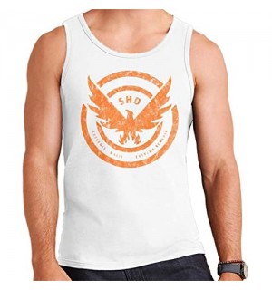 Tom Clancy Distressed Orange Logo Extrema Remedia Men's Vest