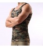 UJUNAOR Mann Tops Tank Tankshirt Weste Muscleshirt Herren Bodybuilding Tank Top Sport Weste Gym Ohne Arm T-Shirt (EU M/CN L Z2-Camouflage)